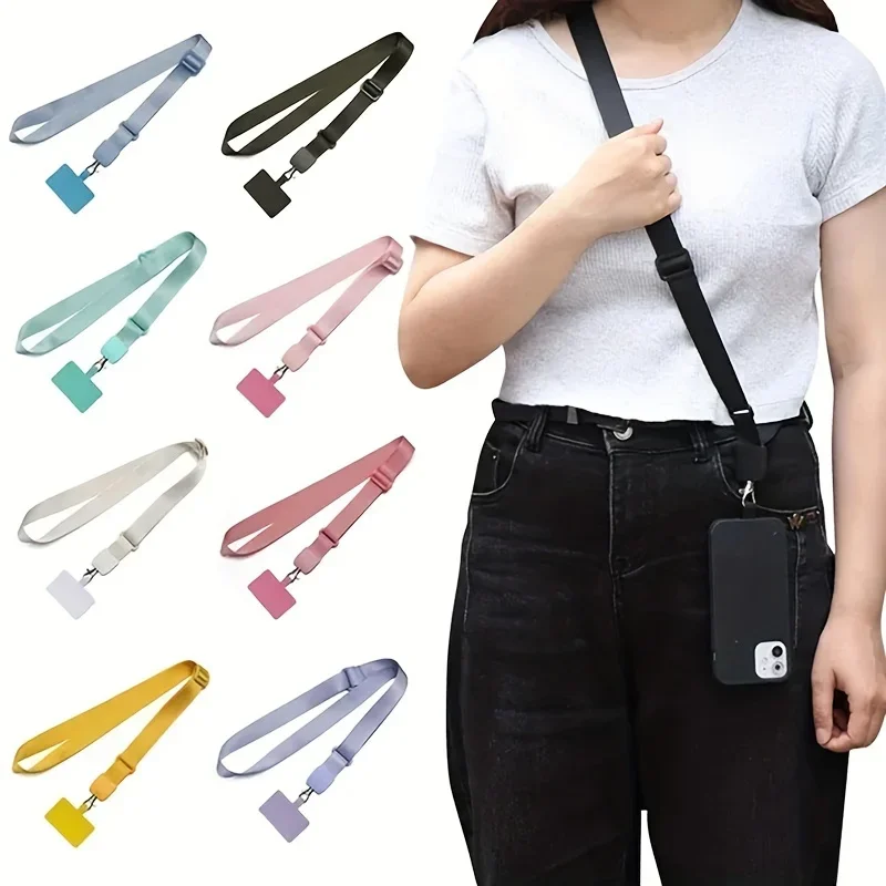 

Universal Crossbody Phone Lanyards Adjustable Mobile Phone Strap Landyard Neck Rope for Cell Phone Hanging Cord Strap Anti-loss