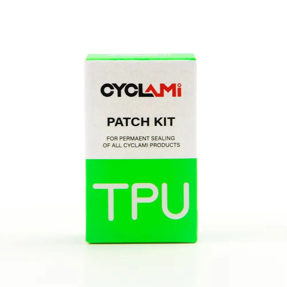 CYCALMI 16/80Pcs Bike Inner Tube Tire Patch Patching Tools Repair Kit Road MTB Folding Bicycle TPU Material Powerful Glue-free view 3