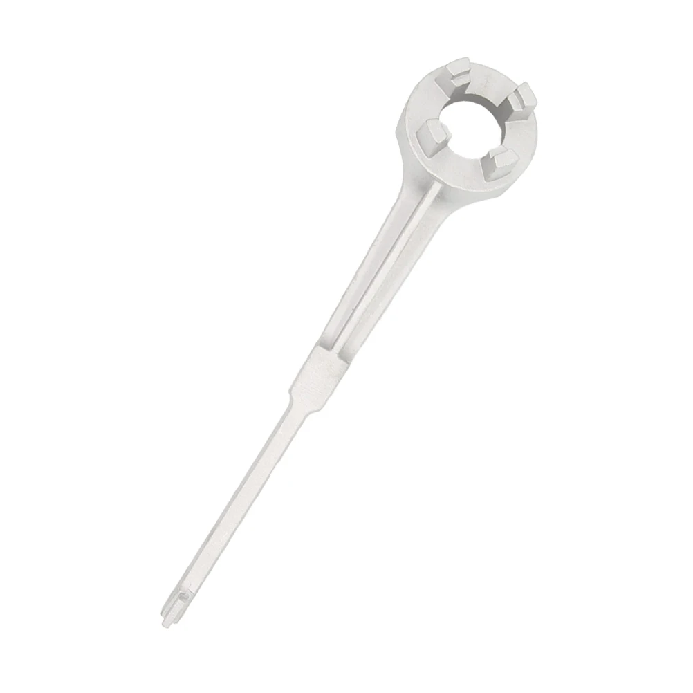 

Oil Barrel Drum Wrench Durable Heavy Duty Universal Fit 10 15 20 30 55 Gallon Bung Nut Wrench Aluminum Drum Opener Professional