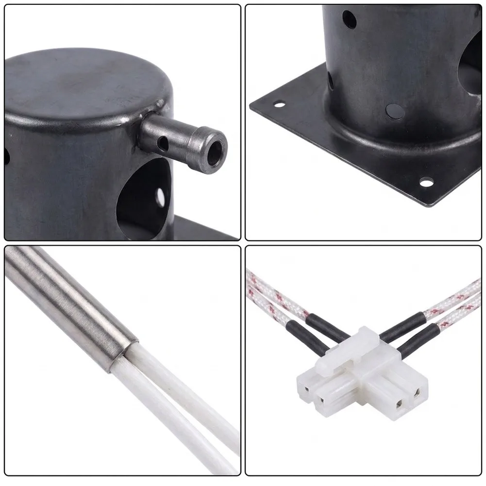 Ignitor Kit Replacement for Pellet Grill For Fire Pot and Burn Pot Built for Integration with Standard Pellet Feed Mechanisms