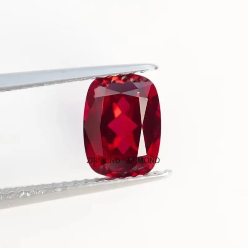 

Pass Tester Fine Pigeon Blood Ruby Elongated Cushion Cut Loose Gems for Engagement/Cocktail/Statement Rings with AGL Report