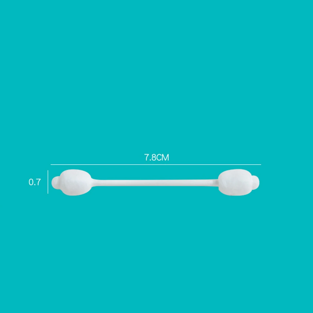 56/224 قطعة الطفل أعواد قطنية طبيعية برعم Fioc مسحة مسحات مع سلامة رئيس القرع شكل مستقرة أعواد قطنية برعم Fioc مسحة براعم الأذن