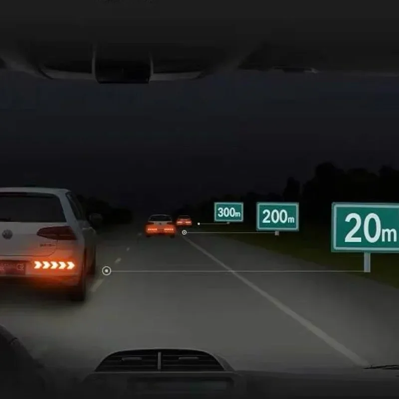 12 pezzi riflettente freccia segnaletica nastro adesivo di sicurezza di avvertimento per paraurti auto bagagliaio riflettore nastro di pericolo accessori moto