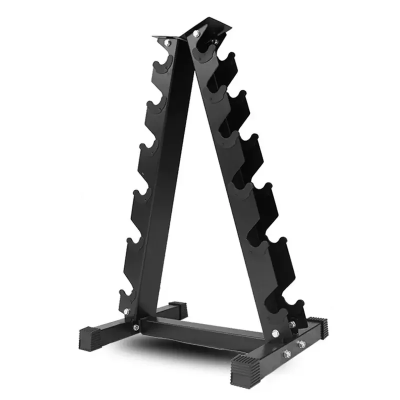 

Wholesale Sturdy Commercial Home Multilevel Weight Storage Dumbbell Rack 6A-shaped Dumbbell Rackpromote sales