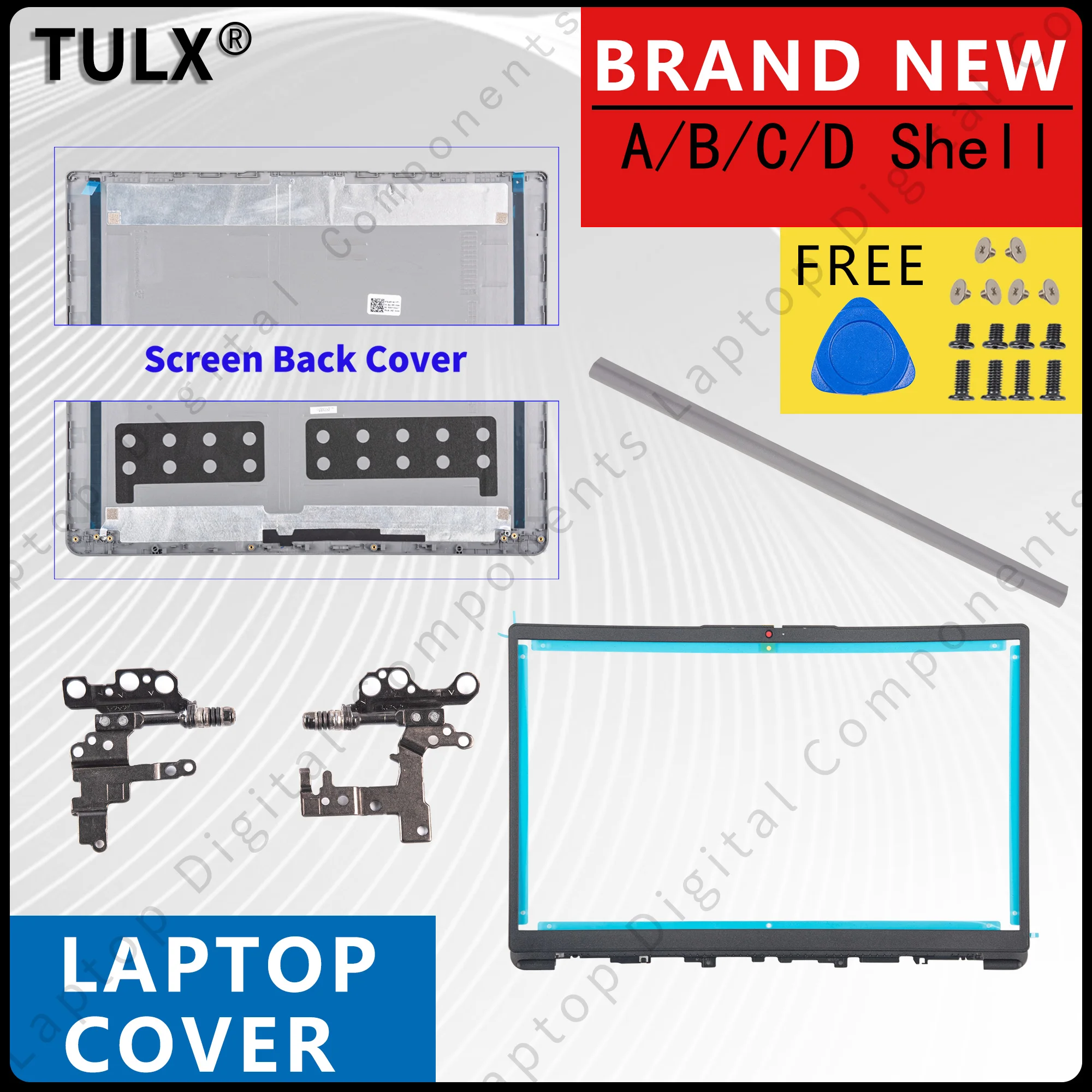 

New Case For IdeaPad 1 15ADA7 15AMN7 2022 Top Lid Plastic LCD Back Cover Front Bezel Hinges Cover Gold Silver Blue Color