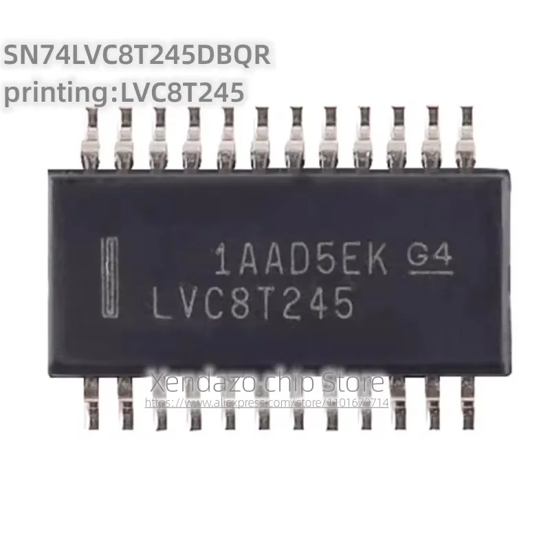 5 개/몫 SN74LVC8T245DBQR 인쇄 LVC8T245 SSOP-24 패키지 기존 정품 8 비트 듀얼 전원 버스 트랜시버 칩