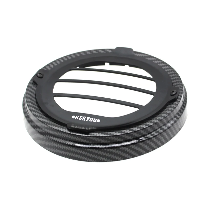 Accessories For Yamaha XSR 900 XSR900 2022 2023 Motorcycle Headlight Grille Protector Cover Carbon Look