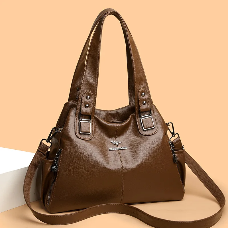 

2025 New Messenger Bag Female Mother Bag Shoulder Bag Multi-compartment Large-capacity Women's Bag