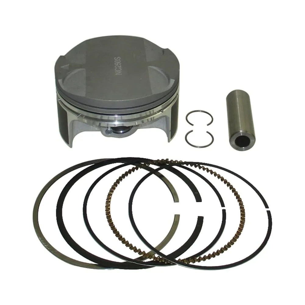 Zongshen NC250 motorcycle Cylinder accessories NC 250 XZ250R T6 ZS177MM Engine piston ring Piston diameter 77mm pin 16mm