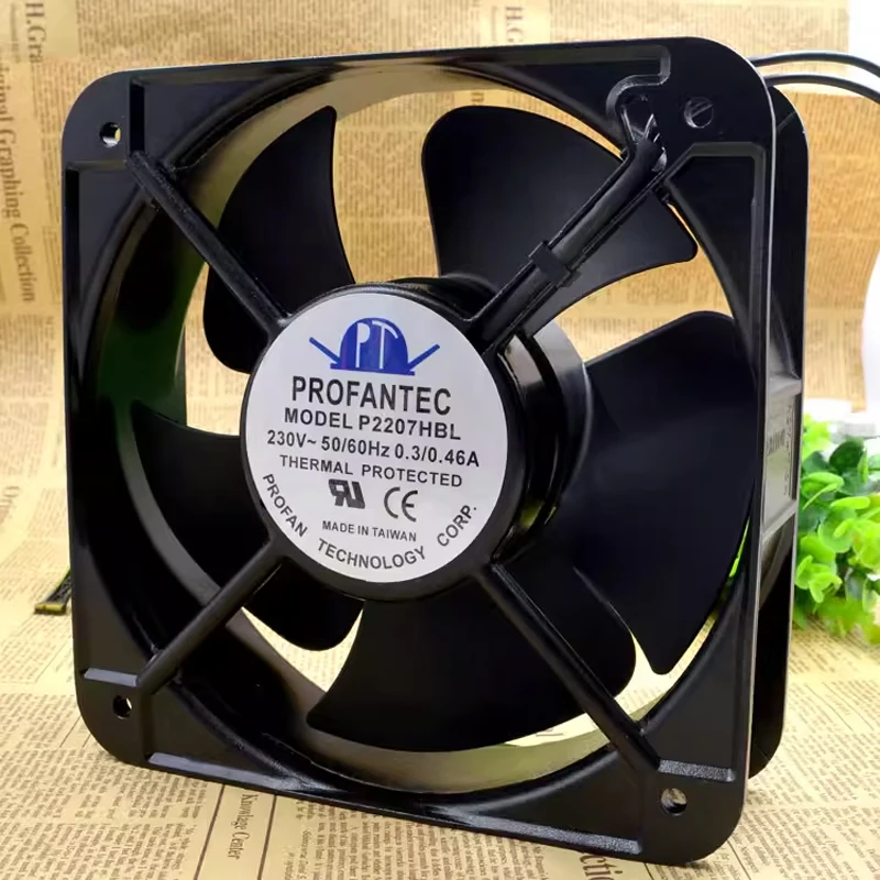 

Оригинальный вентилятор PROFANTEC P2207HBL AC220V 20572 20CM 0.3A, произведенный на Тайване.