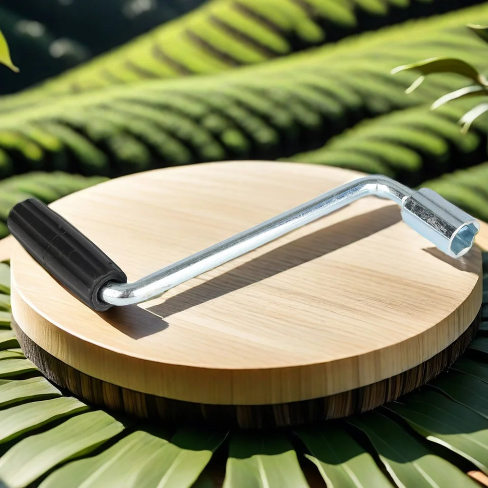 

Ручной домкрат для прицепа с кривошипом с гнездом 19 мм из оцинкованной стали для стабильной и точной работы выравнивания прицепа