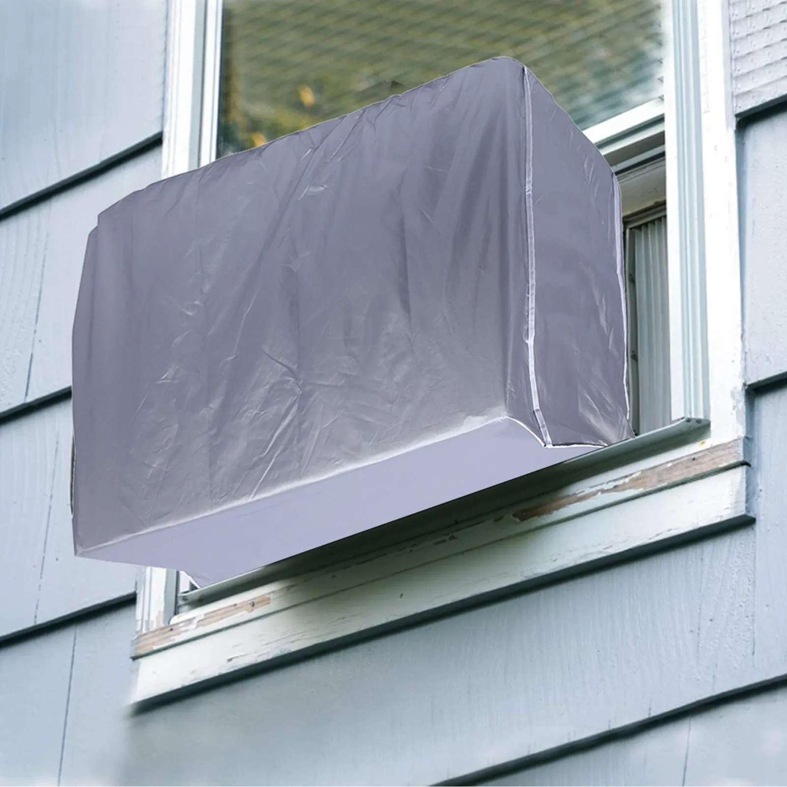 Outdoor Air Conditioner Cover Anti Dust Anti Snow Waterproof For Home #1 80*28*54cm