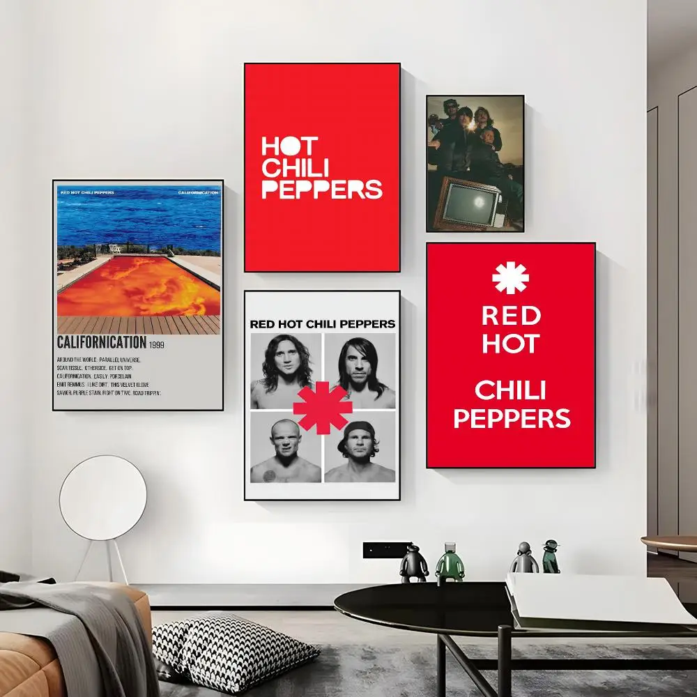 Band Red Hot Chili Peppers Poster Paper Print Home Living Room Bedroom Entrance Bar Cafe Art Painting Decoration