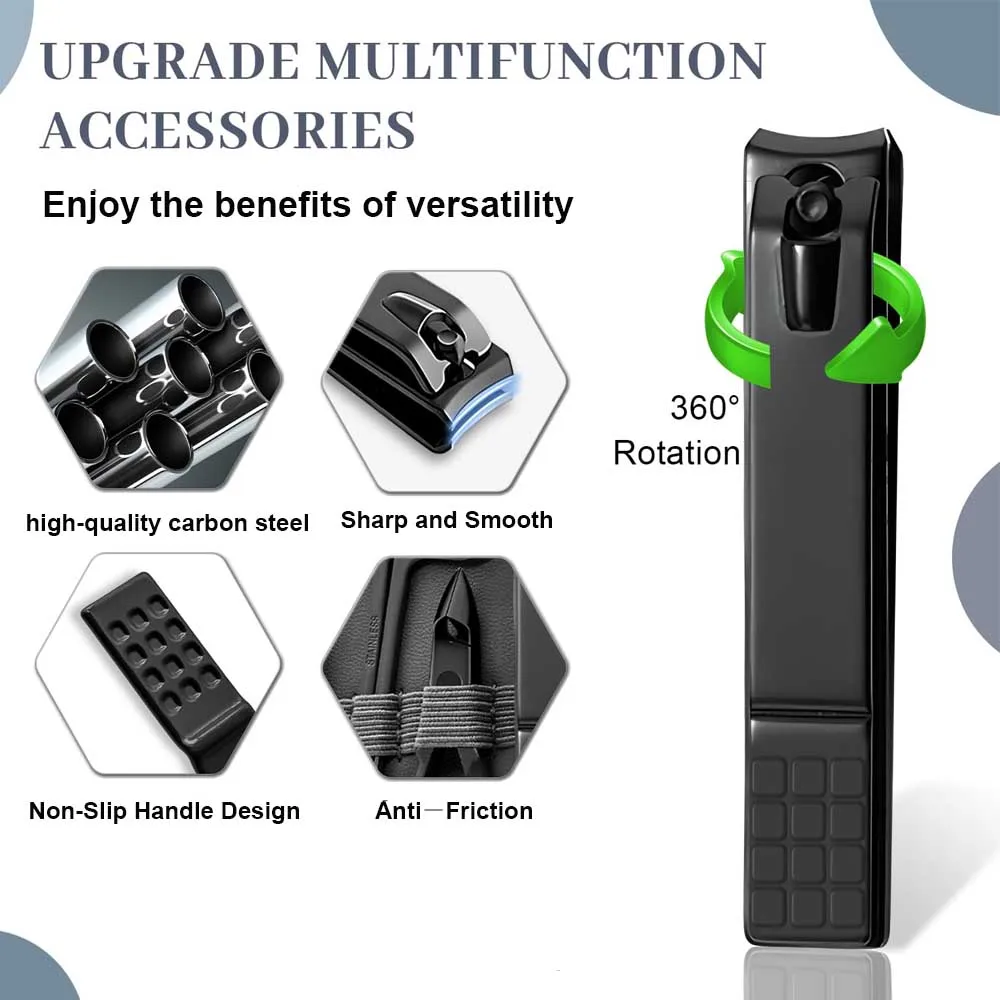 7-18 pz/set set manicure strumenti per la cura personale accessori kit tagliaunghie per dita e dita kit pedicure manicure professionale