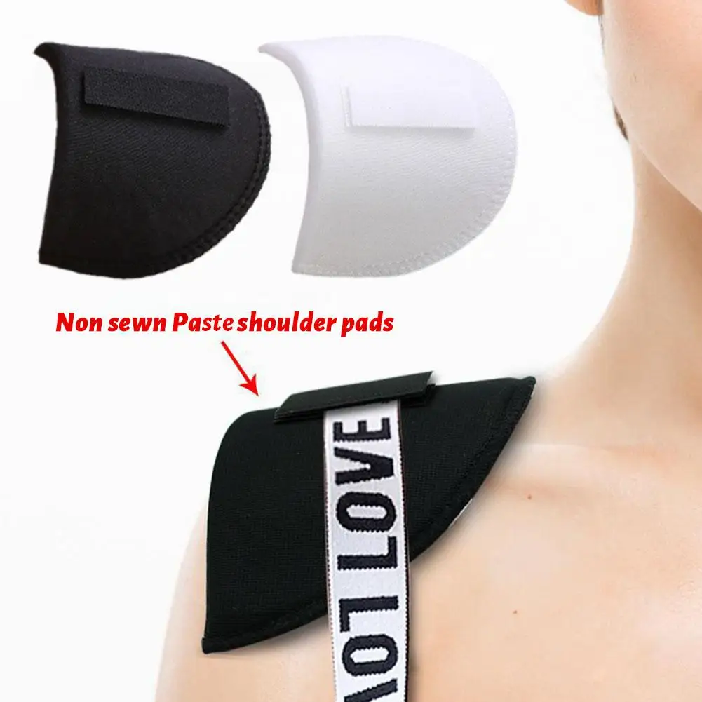 1 زوج رغوة الإسفنج منصات الكتف الخياطة مجموعة في منصات الكتف للنساء الرجال سترة السترة تي شيرت الملابس الملابس والاكسسوارات