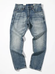 2025 Spring And Autumn New American Retro Men's Washed Made Old Straight Leg Jeans Fashion Comfortable 100% Cotton Casual Pants