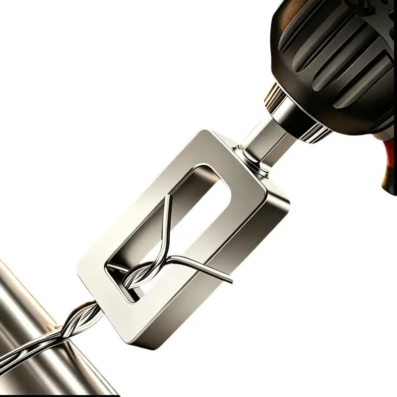 Duty Drill Wire Twister Tool For 9 11 Fence Wire Tying Electric Drill Chuck For Chain Link Fence Twisting Sleeve