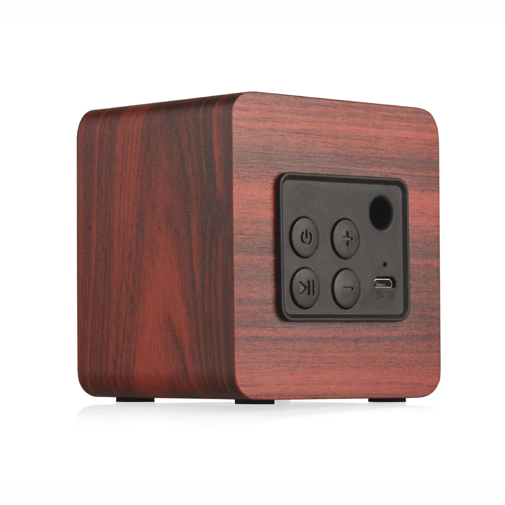 Customized portable mini speaker wood bluetooth speaker for Mobile Phone