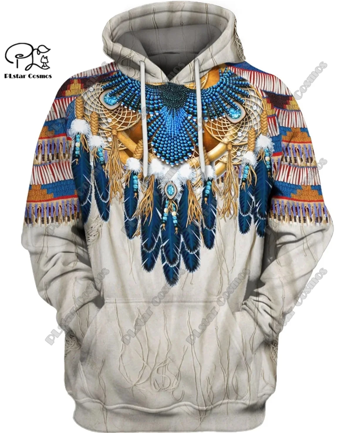 

PLstar Cosmos 3D Printed Retro Aboriginal Owl Feather Pattern Street Casual Unisex New Hoodie, Sweatshirt, Zipper Hoodie M-6