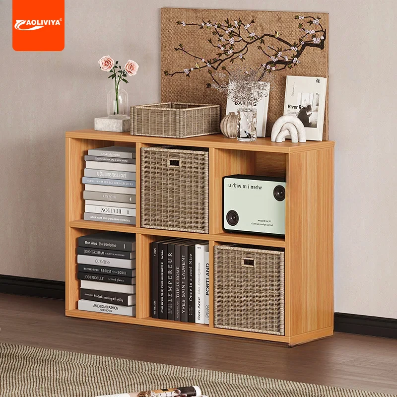 AOLIVIYA 스토리지 선반 거실 연구실 및 침실을위한 다층 디자인 간단한 책장 A3