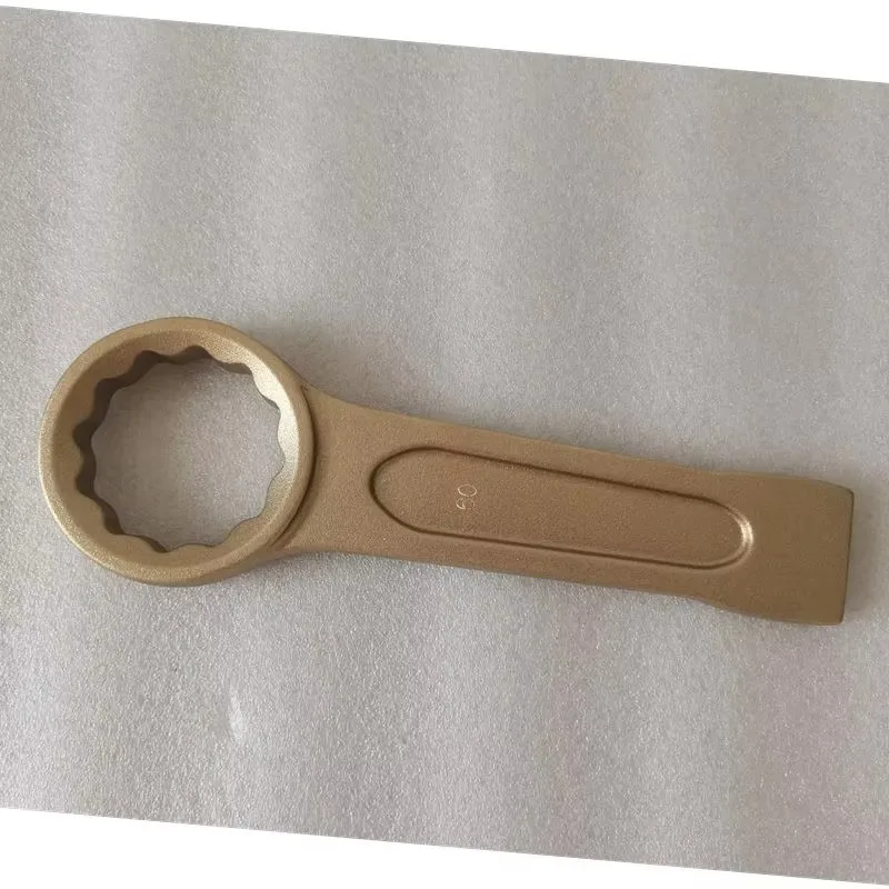 Non Sparking Tools Aluminum Bronze Slogging Ring Wrench 28mm  Suitable for various fields
