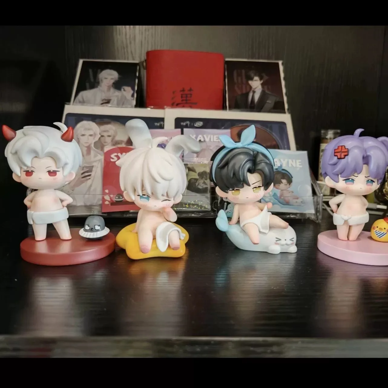 10 cm liefde en diepe ruimte spel Zhou Li Shen Qi Yu Shen Xing terugkeer Qin Che meid set klei ornament schattig desktop decoratie cadeau