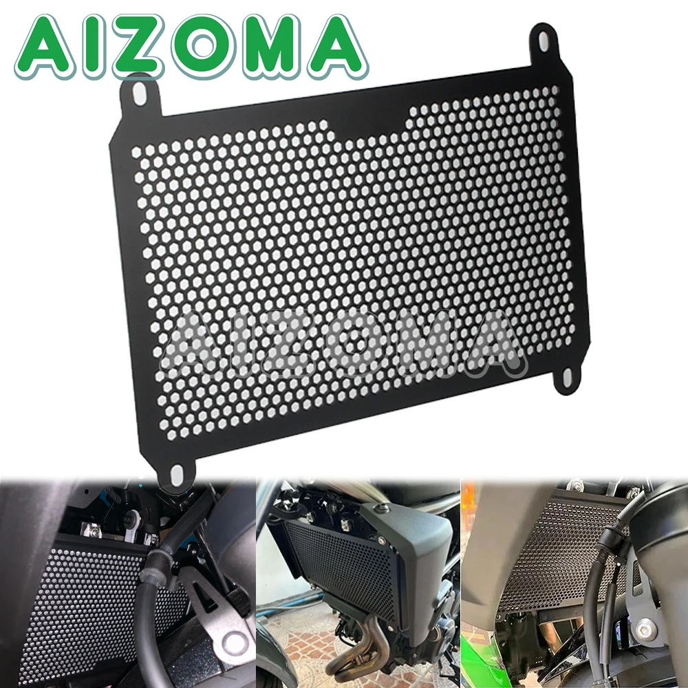 

Radiator Grille Motorcycle Air Intake Cover Engine Guard Water Tank Net Grills Protector For Kawasaki Ninja 400 NINJA400 2018-23