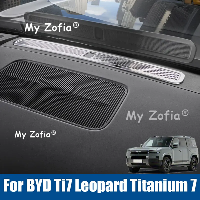 For BYD Ti7 Leopard Titanium 7 2025 2026 Dashboard Air Outlet Protection Cover Anti-blocking Guard Cover Interior Accessories
