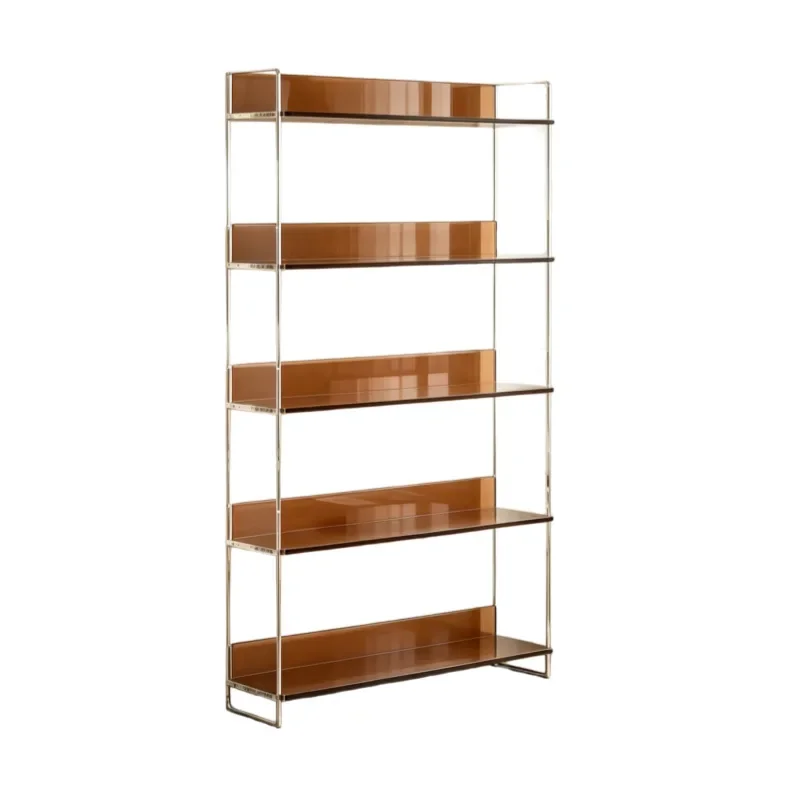 Acrylic Display Cabinet Living Room Shelf Bookcase Modern Simple Floor Sofa Side Cabinet