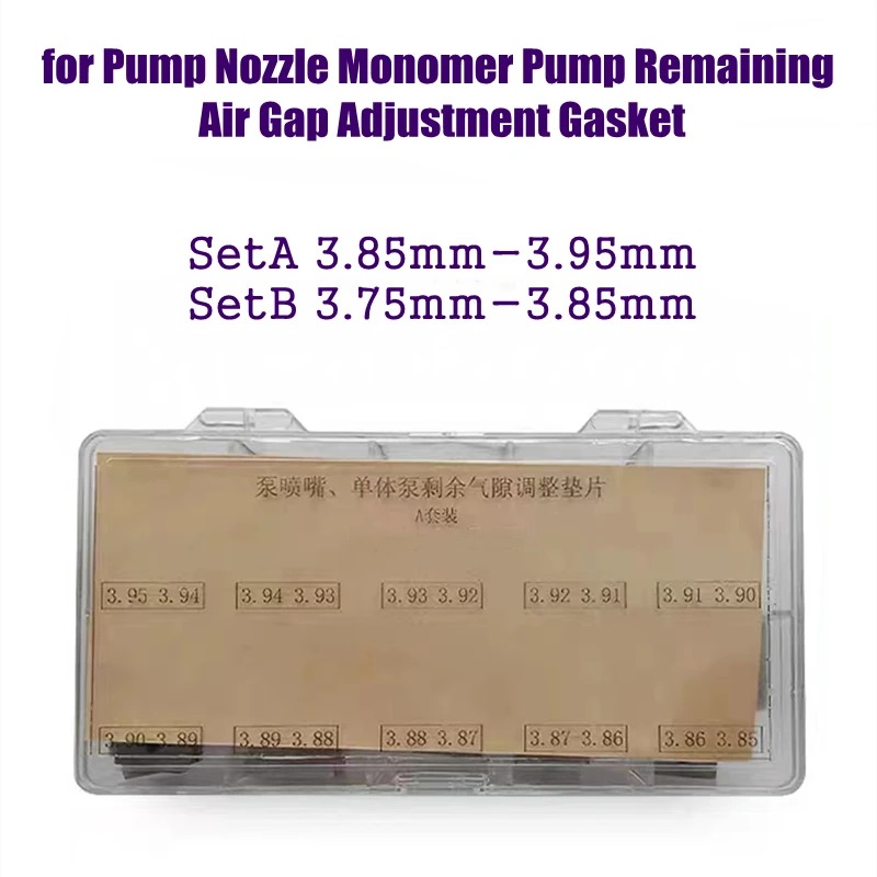 for Pump Nozzle Monomer Pump Remaining Air Gap Adjustment Gasket Diesel Common Rail Injector Adjustment Gasket 3.75-3.95