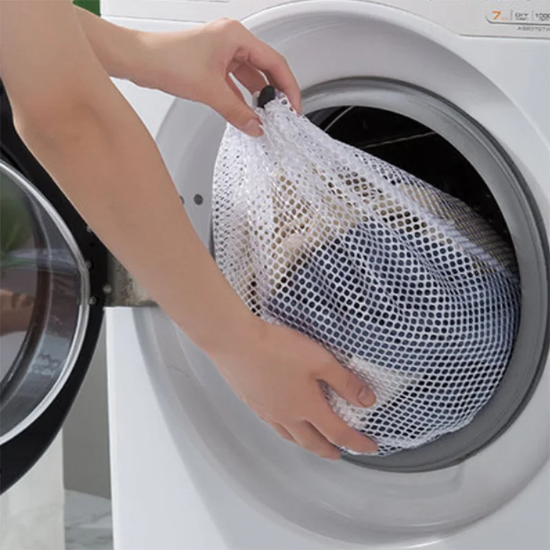 

Mesh Laundry Bags Washing Basket Organizer Net Washing Machine Bag Large Capacity Dirty Laundry Bag