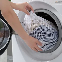 Sacs à linge en maille pour machine à laver, panier de lavage, sac de grande capacité, sac à linge sale