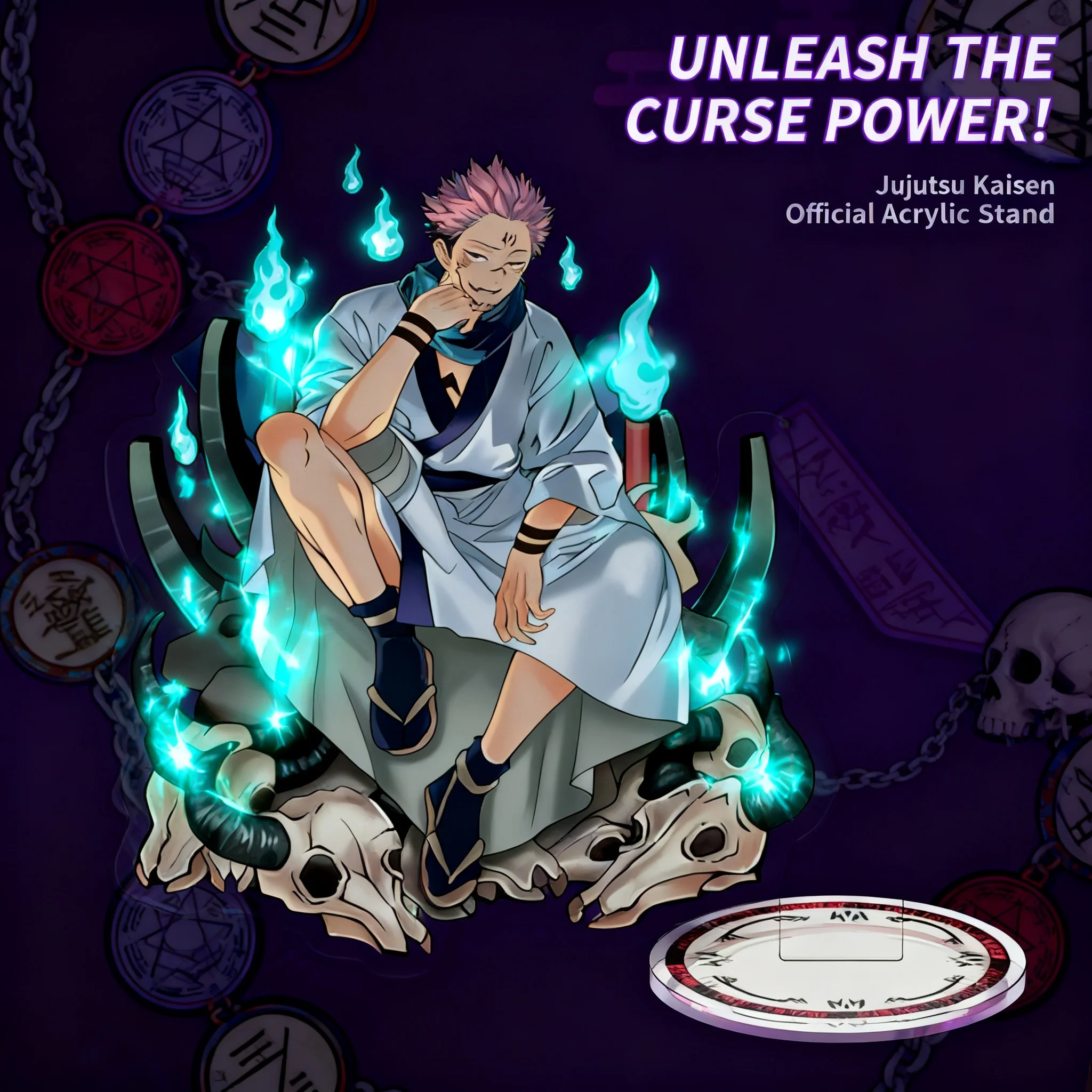 

Акриловая фигурка-подставка по аниме Jujutsu Kaisen: Фушигуро Мегуми, Годжо Сатору. Креативный декоративный элемент, коллекционный подарок для фанатов.