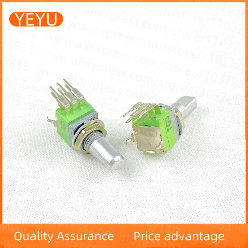 RK09 Type B50K Vertical Dual Precision Potentiometer With Center Positioning Power Amplifier Sound Volume