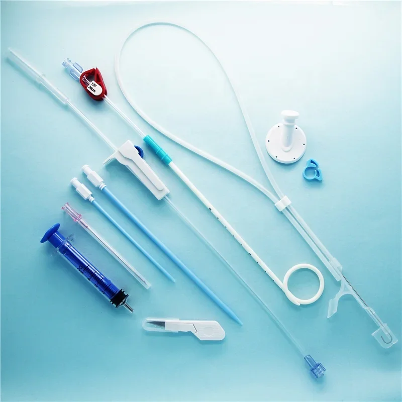 

Tianck medical disposable manufacture factory single use urological drainage pigtail catheter