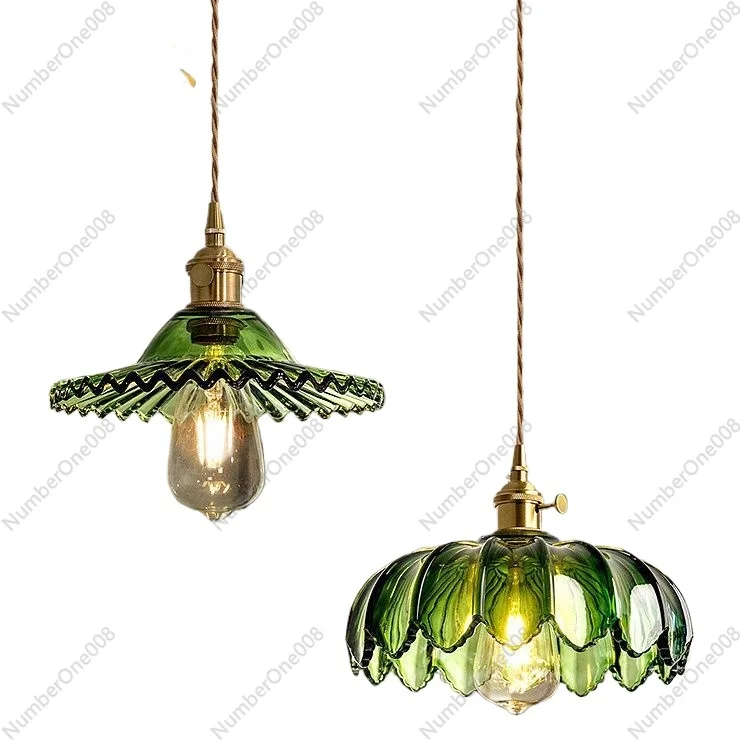 

2025 motorcycle lantern fair, all-copper small chandelier, restaurant bar, bedroom bedside simple and creative Nordic retro