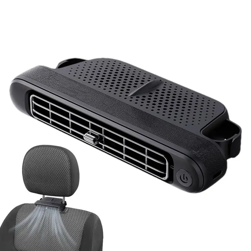 Car Seat Air Conditioner 3-Speeds USB Fans Car Fan Portable Vehicle Fan Cooling Air Fan USB Powered For All Cars Vehicle Van Rv