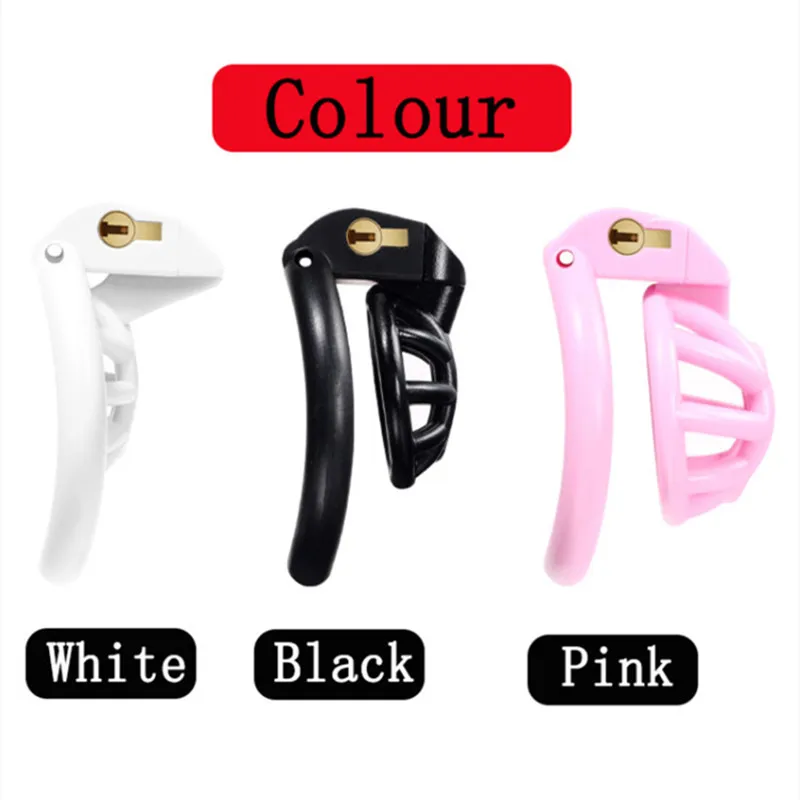 2023 New Design Cobra Cock Cage Positive/negative Miniature Cage with 4 Penis Rings Sex Toy for Men Cherry Keeper Chastity Toy