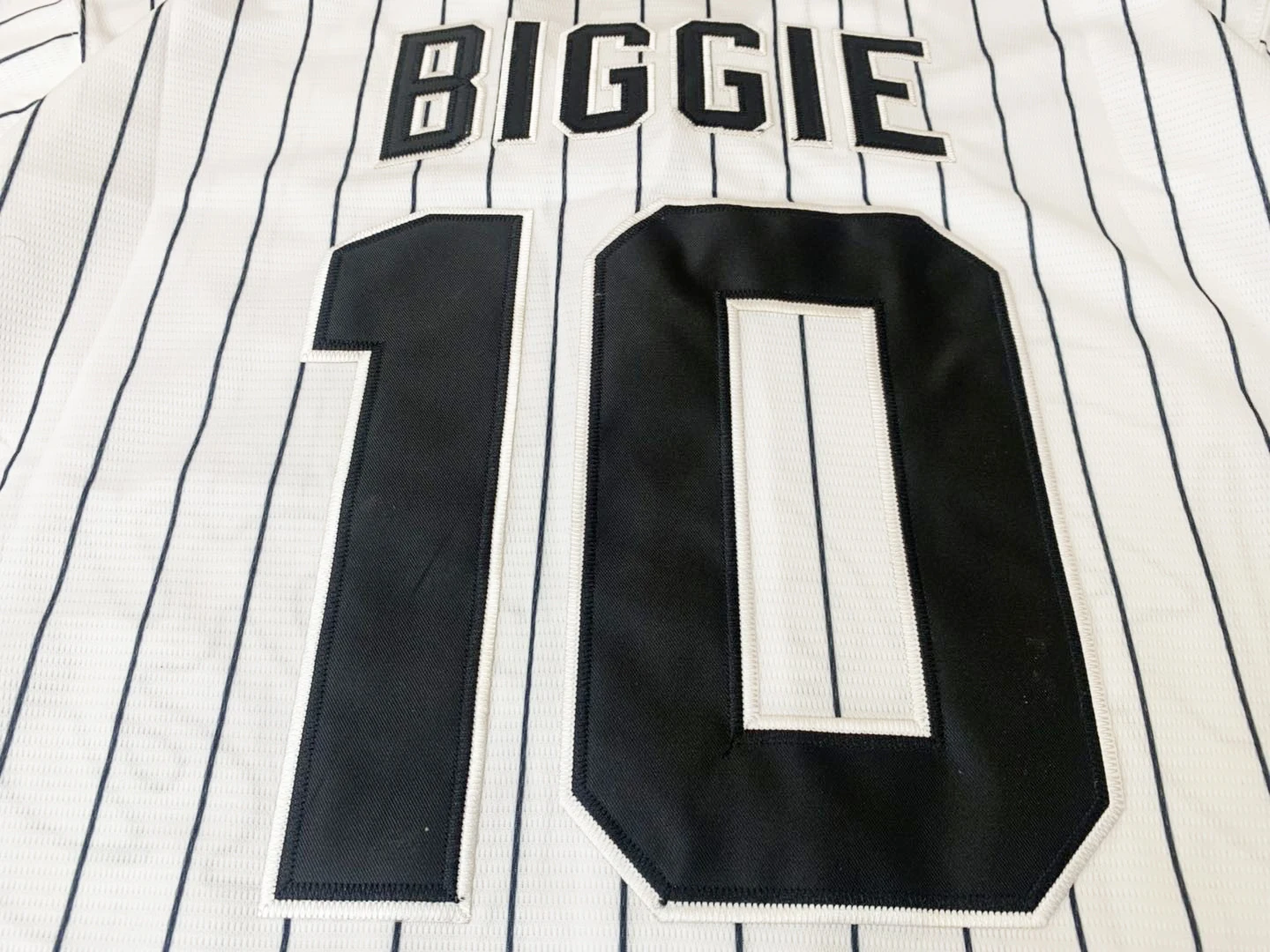 Baseball Jersey Bad Boy 10 BIGGIE Outdoor Sportswear Hip Hop Street Culture Sewing Embroidery Black White Stripe Yellow New 2023