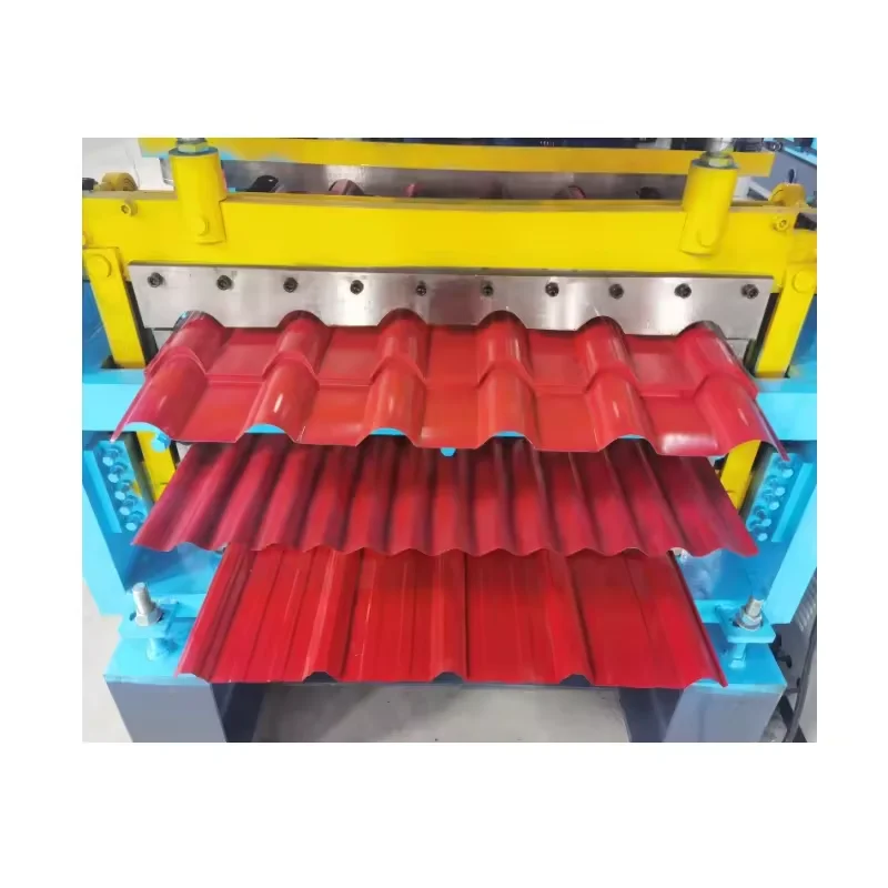

Robotic Roof Sheet Machine Linked with Automated Tile Making Machine for 24/7 Corrugated Panel Production Lines