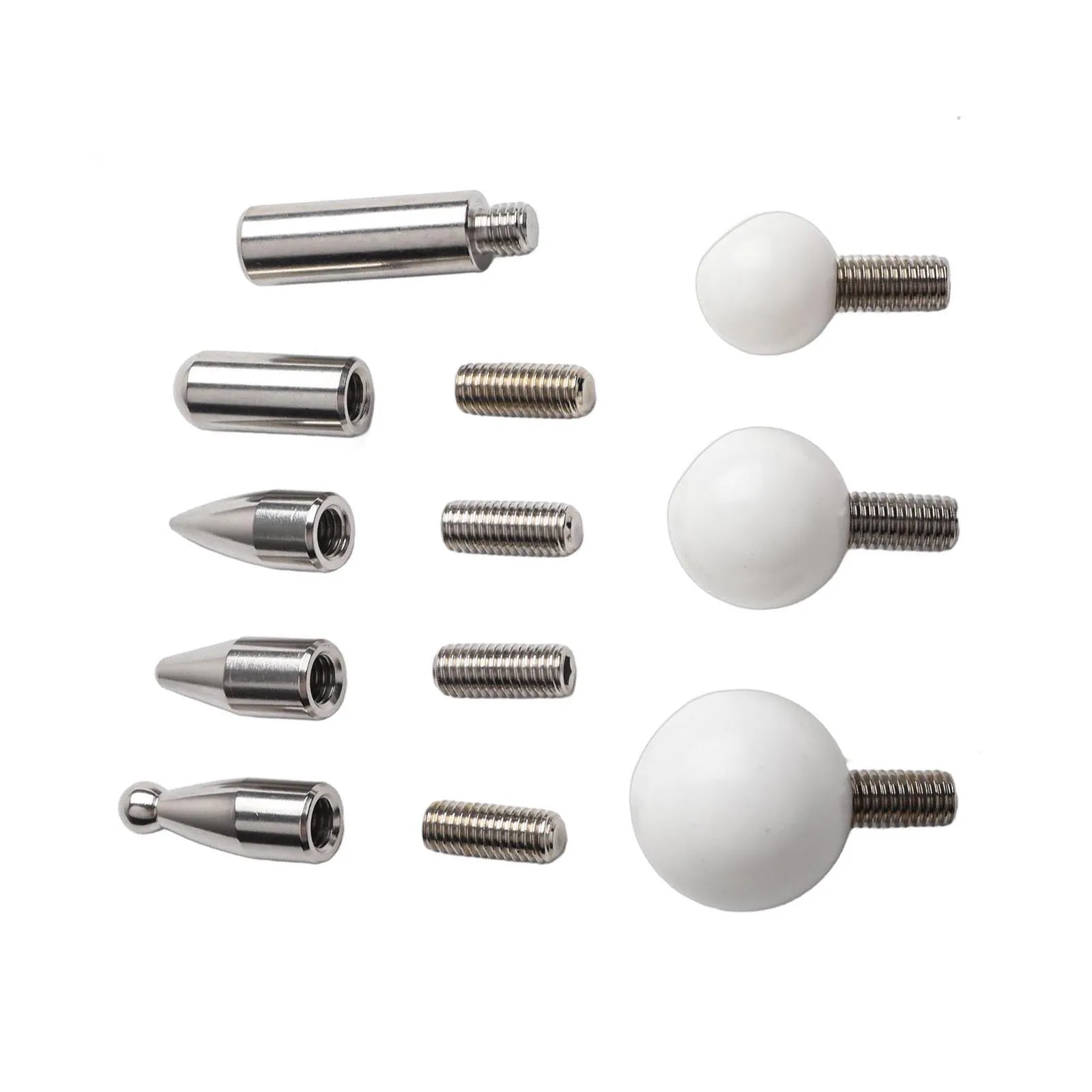 

Dent Removal Rod Tools with 8 Hook Tips for Car Body Repair Includes Stainless Steel and Nylon Heads for Effective Dent Fixing