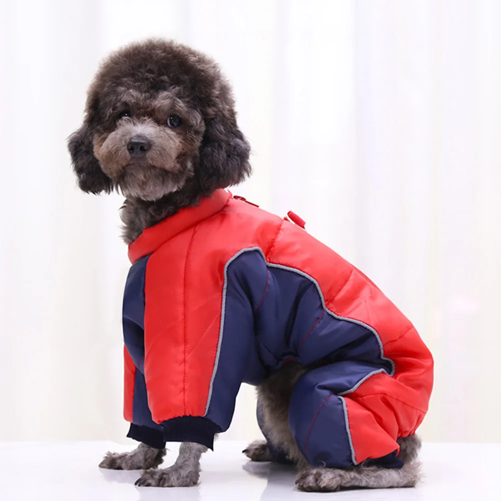 

1Pcs Pet Winter Jacket Dog Coat Waterproof Thick Warm Clothes Easy Wear Outdoor Home Pet Warm Costume Dog Clothes