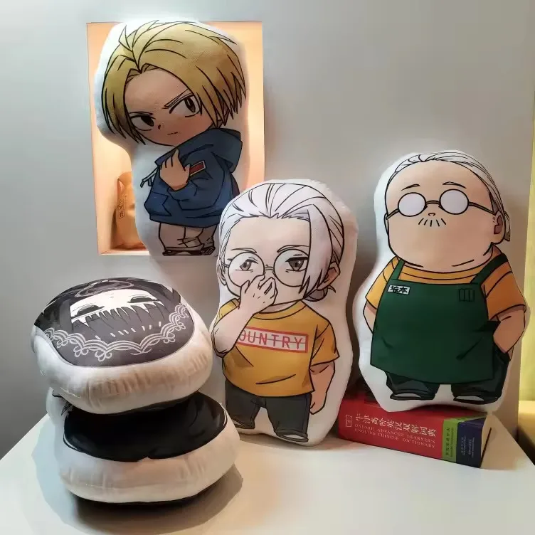 

Мягкая плюшевая подушка Anime Sakamoto Days 45 см, Таро Сакамото Shin Asakura Nagumo Yoichi Osaragi Q-версия, мягкие игрушки, подарки