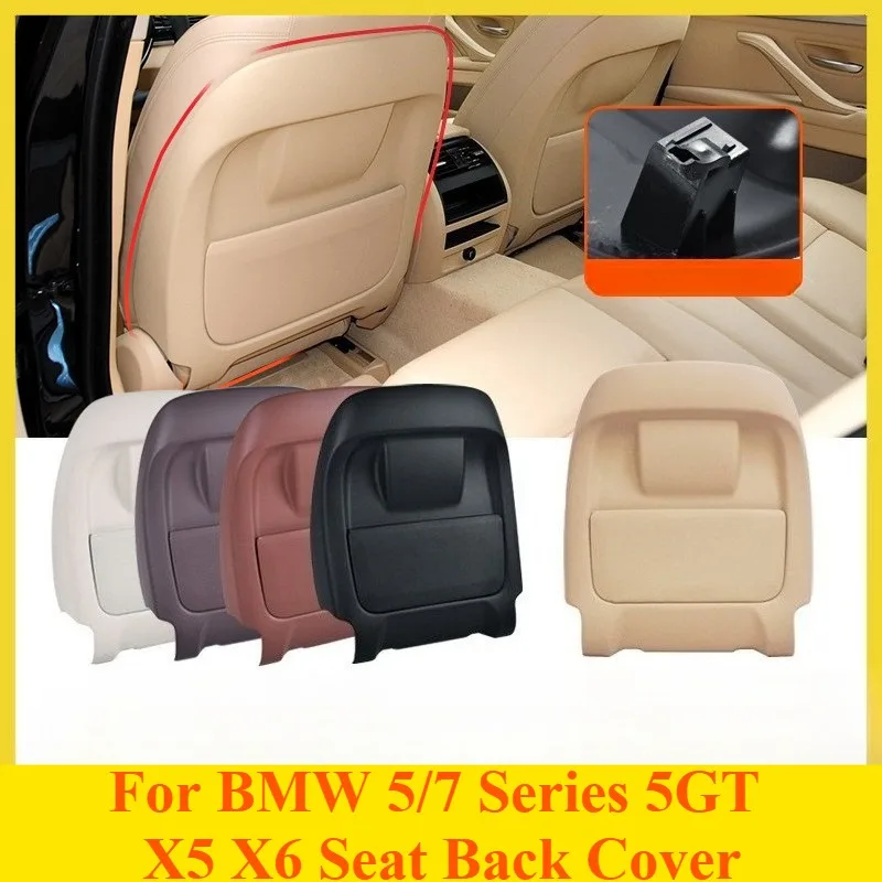 

For BMW 5/7 Series 5GT X5 X6 Seat Back Cover Panel Assembly Rear Backrest Trim Replacement for 520 523 Interior Accessories