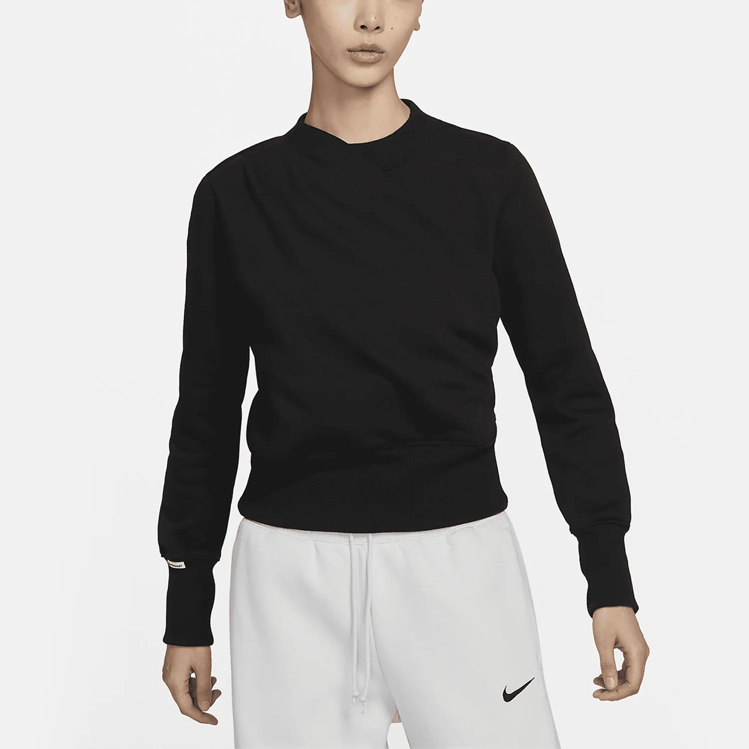 

Nike genuine Spring New Women's Casual Fleece-Lined Round Neck Hoodie DV8209-010