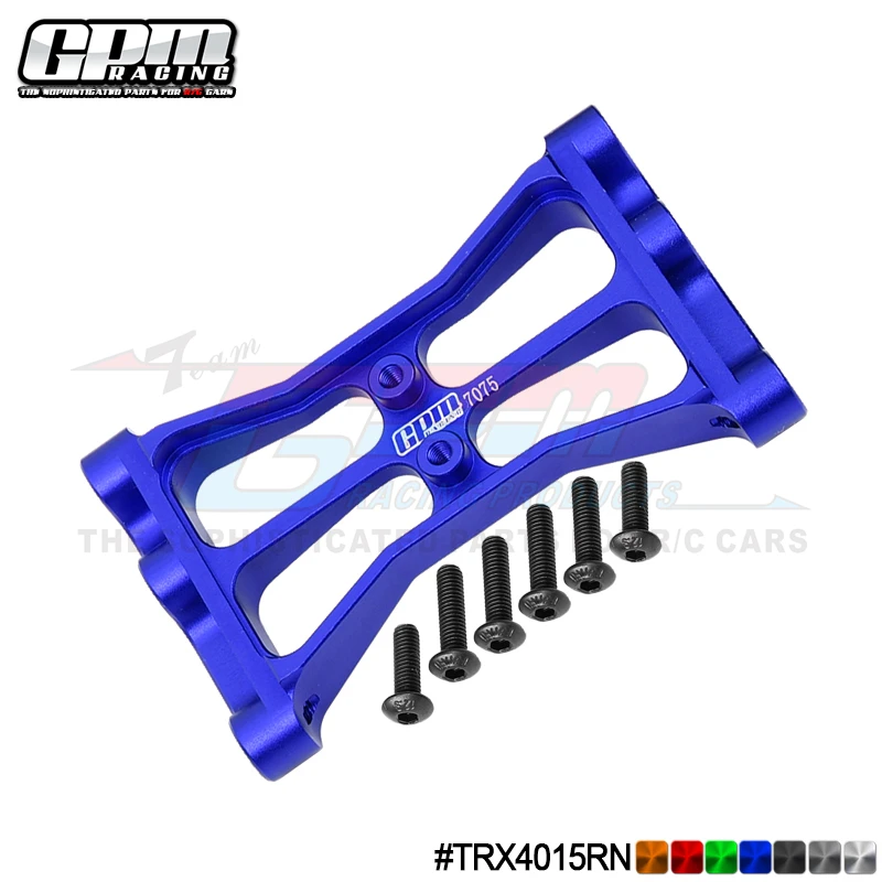 

GPM ALUMINUM 7075 REAR CHASSIS CROSSMEMBER For 1/10 TRX4 DEFENDER TRAIL CRAWLER-82056-4