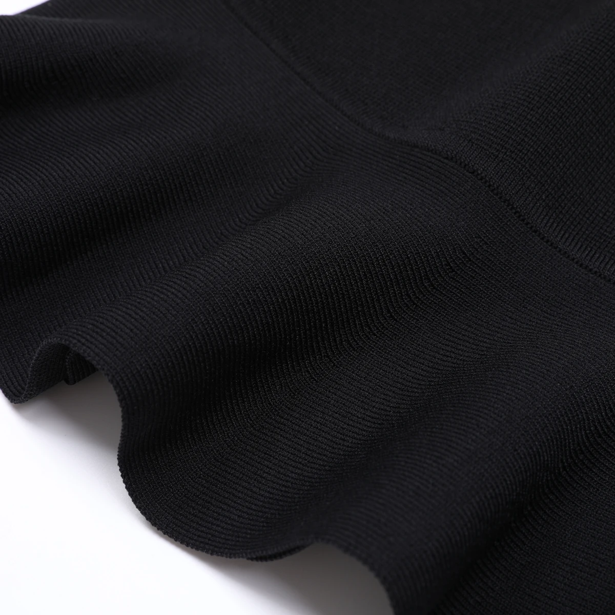 Hoge kwaliteit zomer nieuwe modieuze temperament woon-werkverkeer mouwloze ronde hals gehaakte gebreide veelzijdige slim fit korte jurk