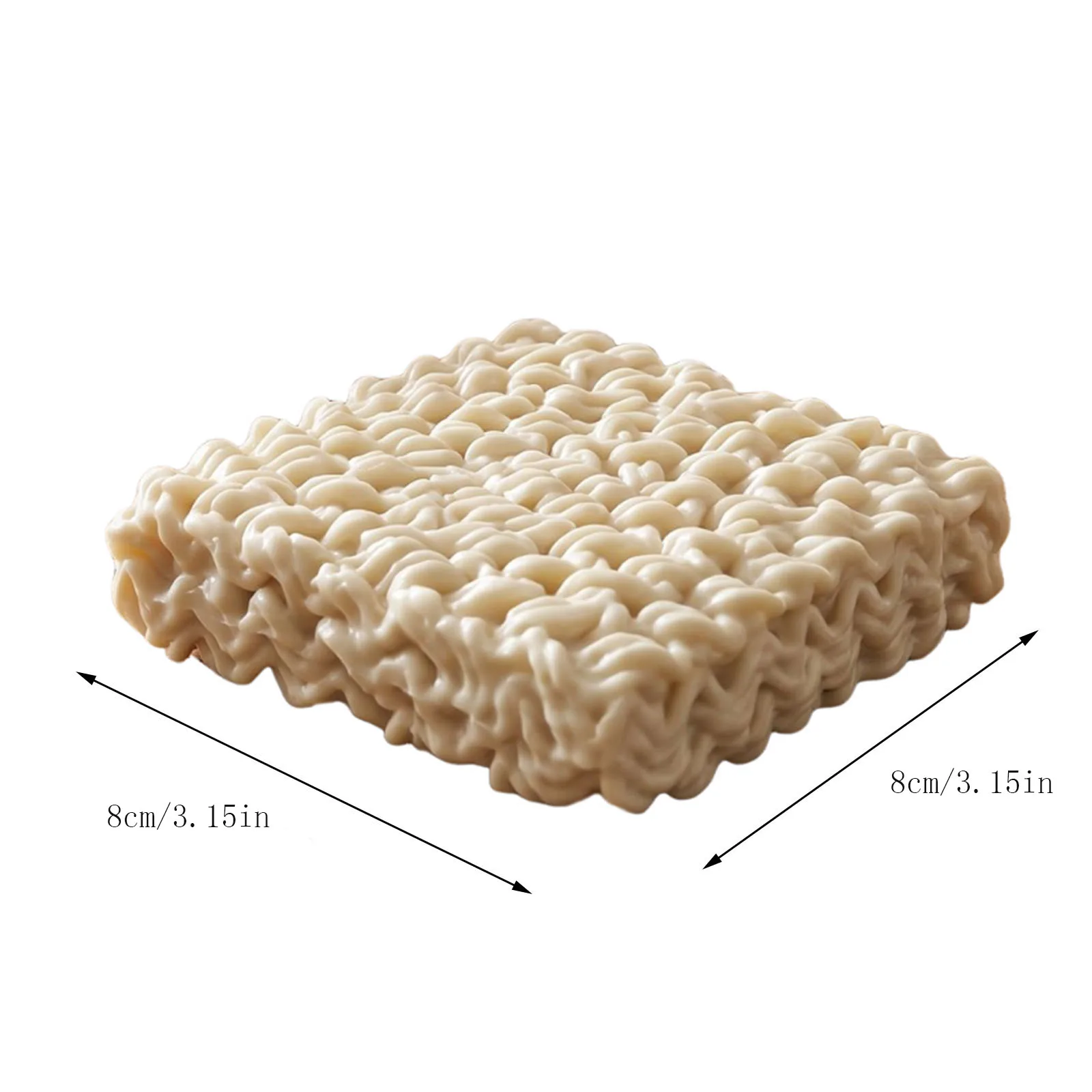 Simulation Crunchy Instant Noodle Cute Dog Handmade Squishy Ball Building Blocks Crunchy Sound Stress Relief Squeeze Toy - view 3