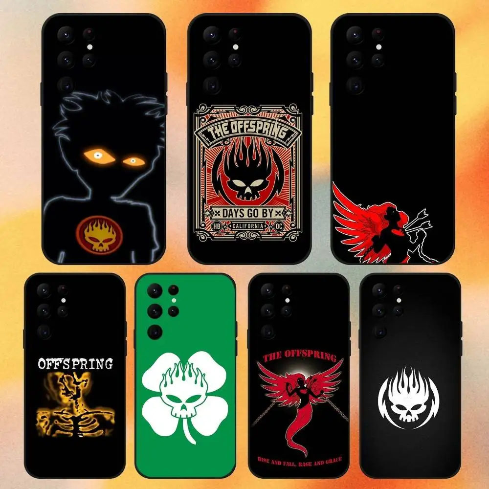 

The O-Offspring Smash Phone Case For Samsung S 25,24,23,22,30,21,10,9,Ultra,Plus,Lite,FE,4,5G Black Soft Case