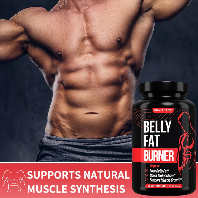 Men\'s Fat Burner - Belly Fat Burner with CLA - Unaltered Sports Dietary Supplement - 90 Capsules